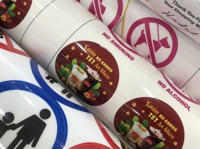 Nhà in sticker theo yêu cầu - In nhanh sticker lẻ số lượng ít TPHCM