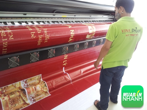 In nhanh hiflex làm phông nền sân khấu tiệc tri ân khách hàng cho Đại lý xe Honda