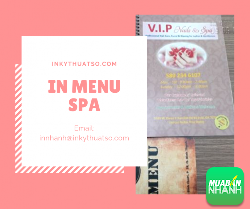 Địa chỉ đặt in thực đơn nhà hàng, thực đơn café giá rẻ