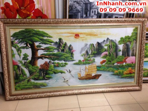 Đóng khung tranh: Những vấn đề cần hỏi về tranh trang trí nội thất