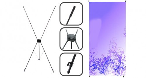 Giá X - Kệ X - Standy - Standee - X banner A5