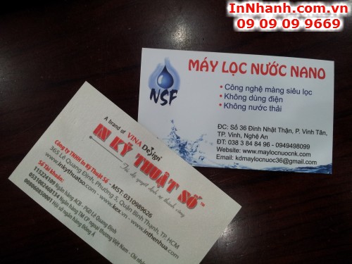 Giấy dùng để in danh thiếp