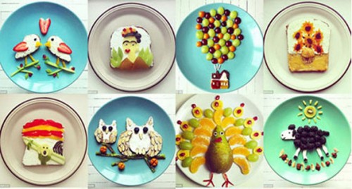 Hình ảnh đẹp - Nghệ thuật của bữa ăn sáng