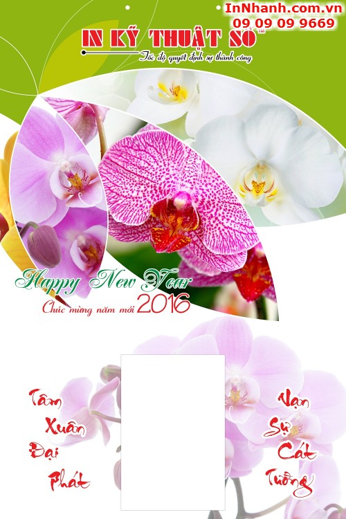 In lịch tết 2016 đẹp dùng làm quà tặng
