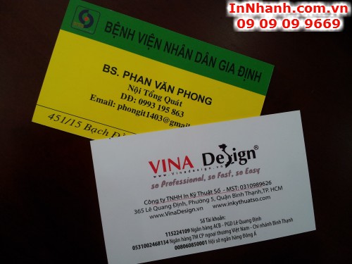In namecard bằng giấy Art