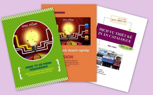 In nhanh catalog giới thiệu chi tiết sản phẩm, dịch vụ