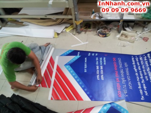 In nhanh poster quảng cáo