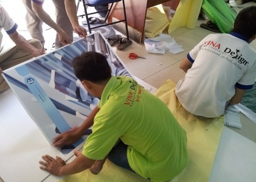 In nhanh PP ngoài trời