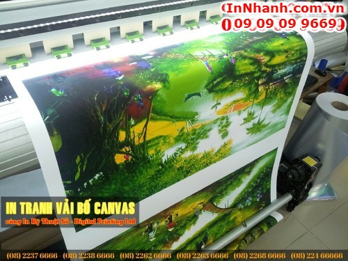 In tranh canvas - chuyên in tranh cao cấp, in nhanh, tranh bền màu