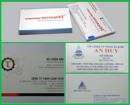 Những yếu tố cần thiết của một danh thiếp