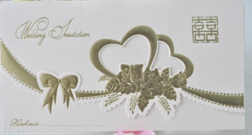 Thiệp cưới mang màu sắc mới