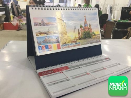 Báo giá in lịch để bàn số lượng ít giá rẻ TPHCM - In nhanh lịch để bàn